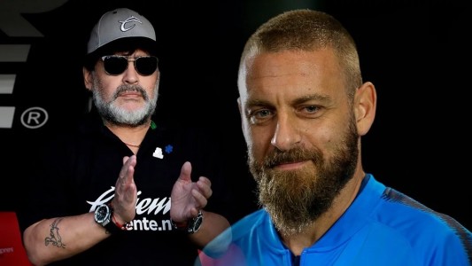 "Cuando pasa De Rossi hay que hacer la señal de la cruz", dijo Maradona