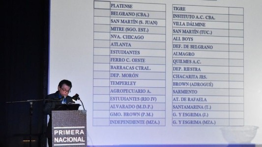 Se sortearon las zonas de la Primera Nacional y todas las fechas del torneo