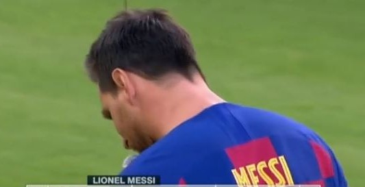 Se lesionó Messi en su primer entrenamiento con el Barcelona