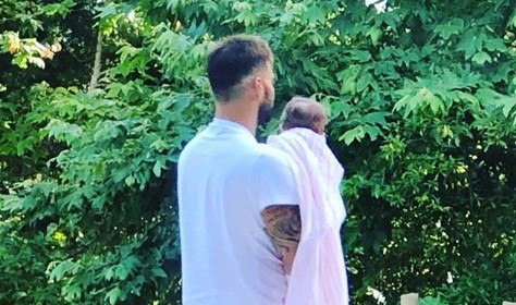 Ricky Martin publicó por primera vez una foto de la cara de su pequeña hija Lucía