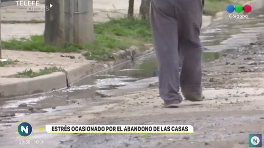 Villa el Libertador: Detectaron casos de estrés por el abandono de las viviendas
