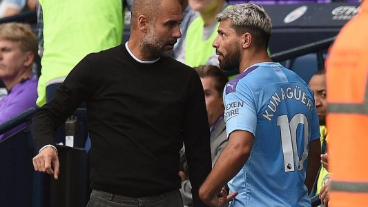 El cruce tenso entre Guardiola y el Kun Agüero