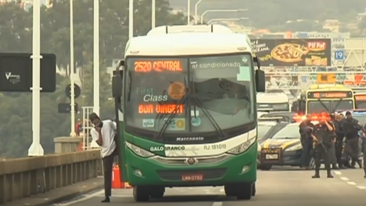 Francotirador mató al secuestrador de un colectivo lleno de pasajeros