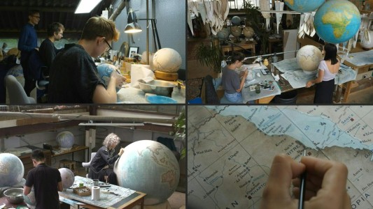 Así se fabrican los mejores globos terráqueos