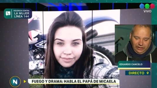 Habló el padre de la joven quemada en Ezeiza y culpó al novio