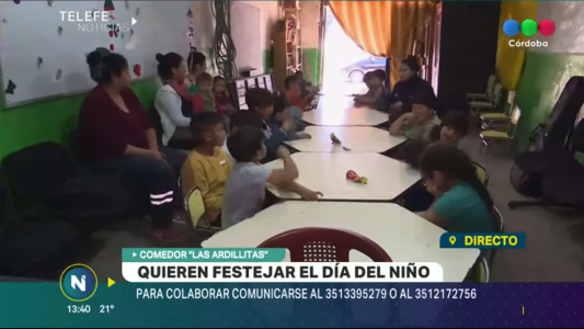El comedor Las Ardillitas necesita ayuda para festejar el Día del Niño