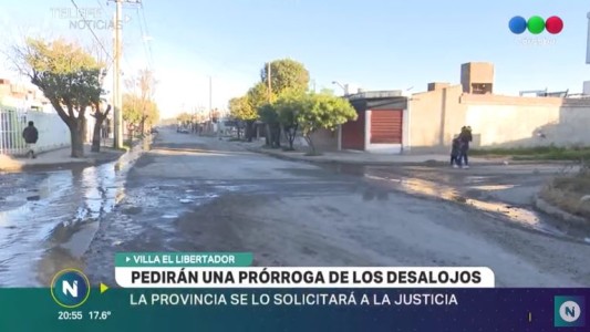 Villa el Libertador: la Provincia solicitará una prórroga del desalojo de viviendas