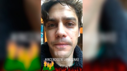 Las lágrimas de Juan Guilera por los incendios en el Amazonas