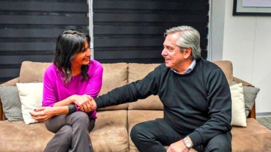 Alberto Fernández recibió en Buenos Aires a Natalia de la Sota