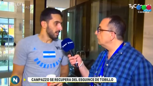 Campazzo habló de su esguince que lo pone en duda en la Selección