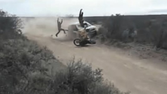 Impactante accidente en el "Rally Vuelta de la Manzana" en Neuquén