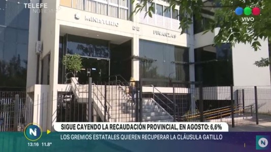 Estatales piden cláusula gatillo y la Provincia anuncia caída de recaudación