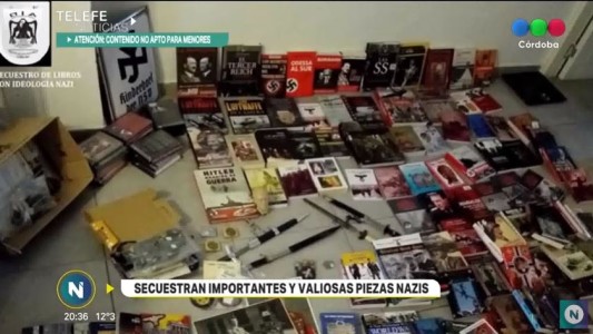 Secuestraron numerosos objetos del culto Nazi en Córdoba