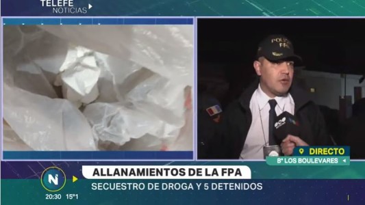 Cinco detenidos y secuestro de droga en barrio Los Boulevares