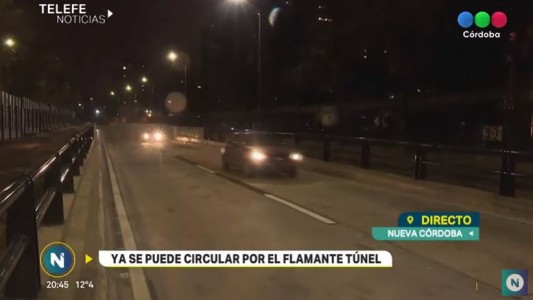 Recién a la noche se pudo circular por el túnel de Plaza España