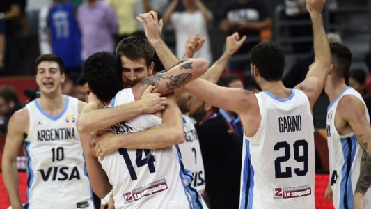 Mundial de básquet: la locura de los jugadores en el vestuario tras clasificar a semifinales