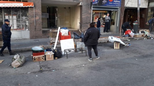 Desde las 9 levantan el acampe en el centro