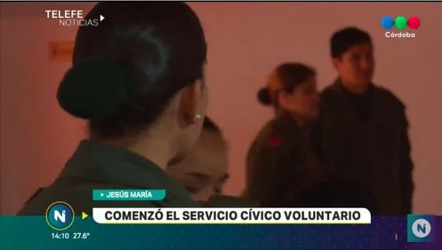 Comenzó el Servicio Cívico Voluntario en Jesús María