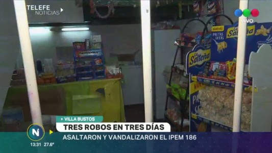 Tres robos en tres días