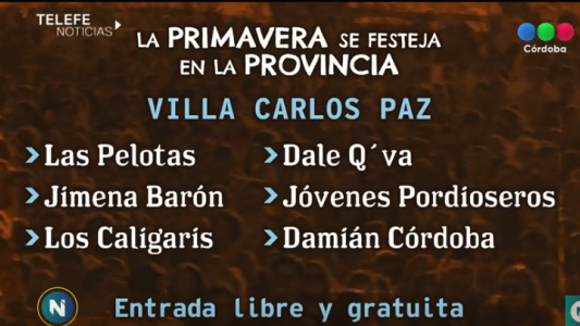 Así se festeja la primavera en Córdoba, cronograma de las principales actividades