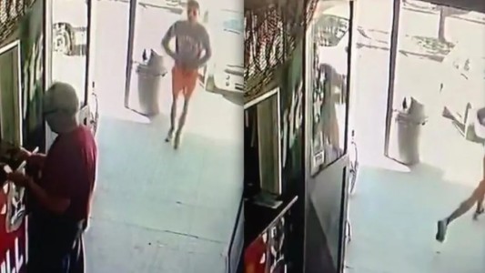 VIDEO: en 15 segundos, un ladrón se llevó toda la recaudación de un local