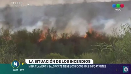 VIDEO: Imágenes impactantes de los incendios en Bialet Massé