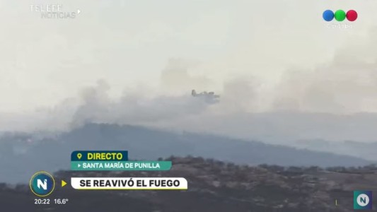 Nuevos incendios en las sierras: ahora afectan a Santa María de Punilla