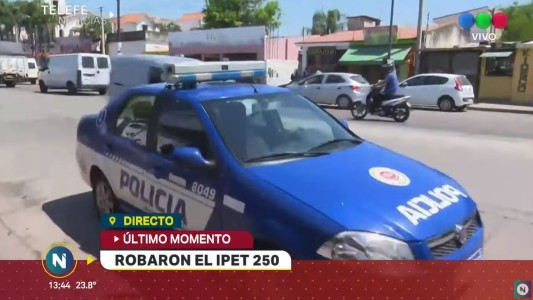 Un detenido por el robo en el IPET 250 de barrio Las Flores