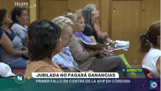 Ganancias: primer fallo en Córdoba a favor de una jubilada