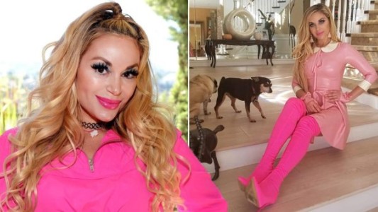 El increíble antes y después de la argentina que quiere ser la barbie humana: lo hizo sin cirugías estéticas