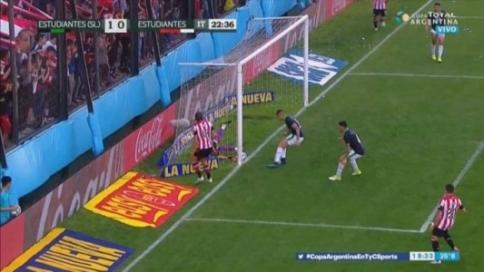 Estudiantes de La Plata con el VAR ganaba en los 90 minutos