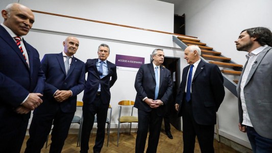 VIDEO: el momento en el que se vieron cara a cara los seis candidatos presidenciales