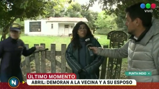 Caso Abril: detuvieron al esposo de la vecina