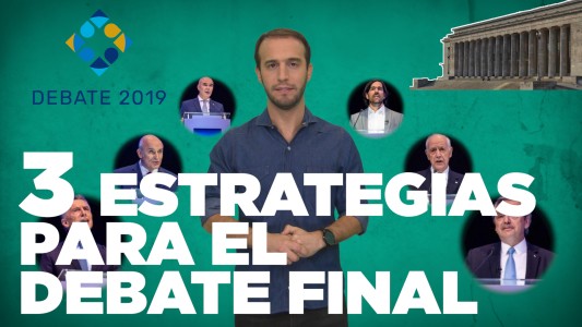 Las tres estrategias del debate final
