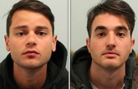 Video: así se abrazaban dos hombres tras violar a una joven en un bar