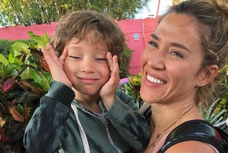 Fotos: así reaccionó Jimena Barón al ver a su hijo Momo con Daniel Osvaldo en el Boca-River