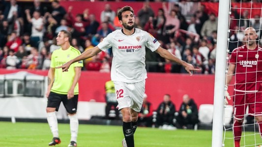 Los goles del "Mudo" Vázquez en la victoria del Sevilla