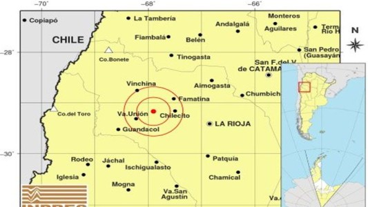 Fuerte sismo en La Rioja se sintió en Córdoba