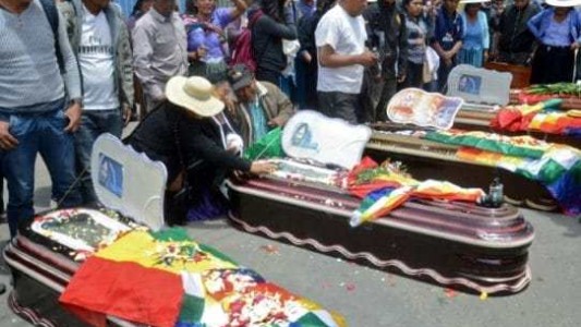Evo Morales denunció 24 muertes por la represión en Bolivia