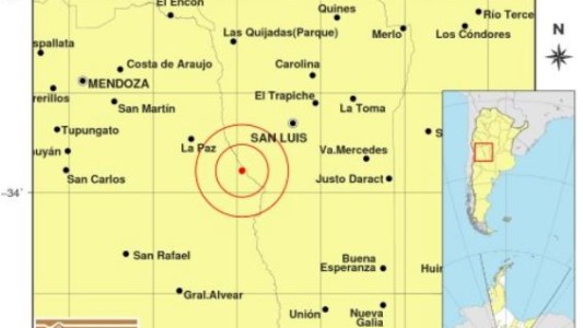 Fuerte sismo en la región central del país