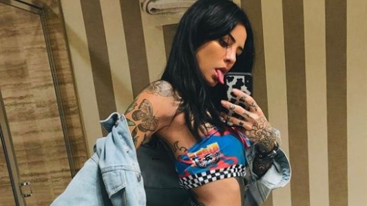 Foto: así era Cande Tinelli antes de tener casi todo el cuerpo tatuado