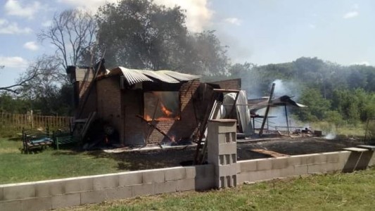 Un hombre murió al incendiarse su casa: detuvieron e imputaron a una mujer