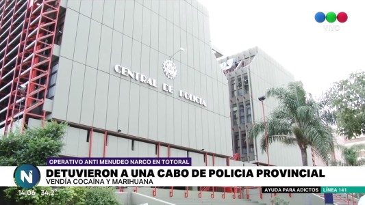 Detuvieron a una cabo de la policía que vendía droga
