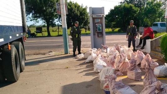 FOTOS - Narcos cordobeses quedaron esperando 740 kilos de droga incautada en Chaco