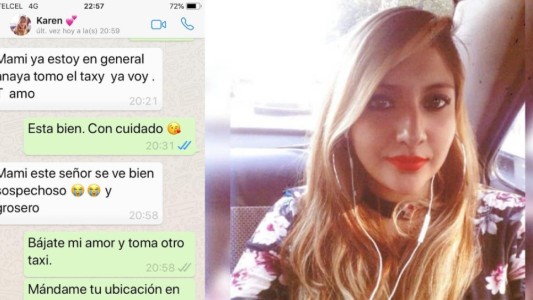 El último chat de una joven que desapareció en México: "Mami este señor se ve sospechoso y grosero"