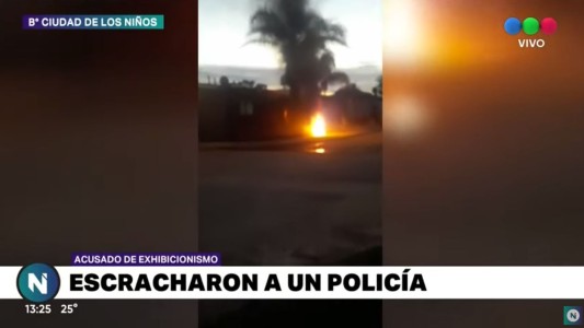Escrache a un policía que le mostró los genitales a una joven