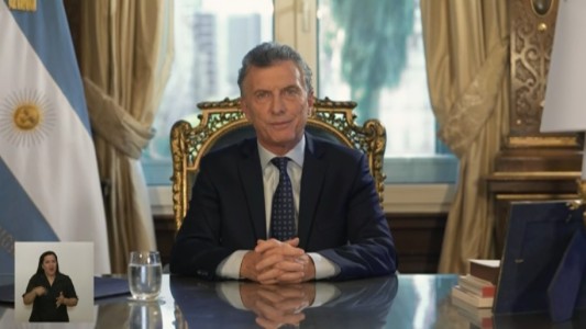 "Voy a seguir apoyándolos desde la oposición", dijo Macri en cadena nacional