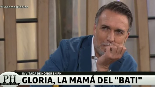 Andy Kusnetzoff sorprendió a Batistuta con la presencia de su mamá