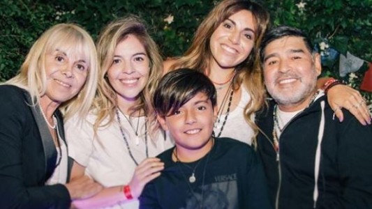 Diego Maradona y Claudia Villafañe se reencontraron luego años de conflictos