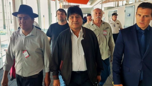 Evo Morales está en la Argentina